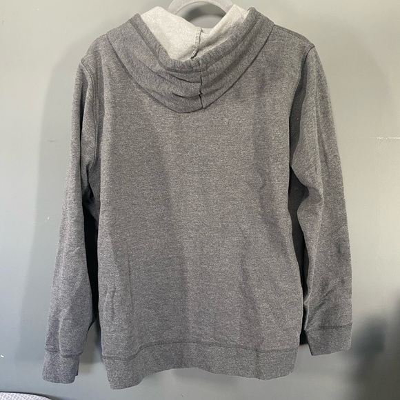 Vintage Levis 90s Men's Fleece Logo Hoodie Gray - Picture 5 of 5